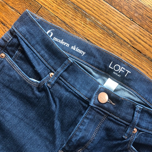 Loft Modern Skinny Ankle Jeans - Picture 2 of 2